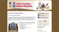 Desktop Screenshot of colorcountryanimalhospital.com